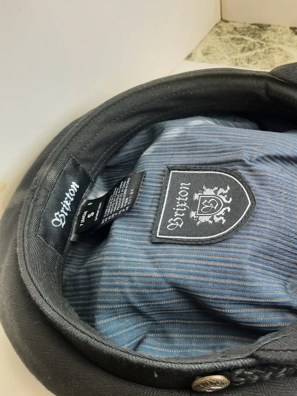 Brixton Fiddler Fisherman Black Cap Size S 7 (56cm) Black - Picture 6 of 9